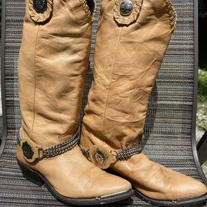 Dingo Slouch Western Cowboy Boots Size 6